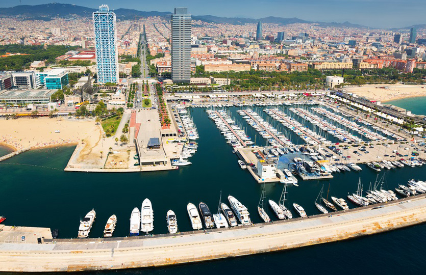 Port Olimpic Barcelona Yachthafen - Yachthafen Liegeplätze