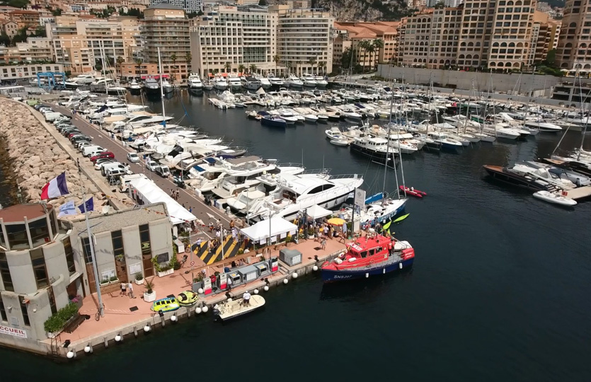 Monaco Cap D'Ail Yachthafen - Yachthafen Liegeplätze